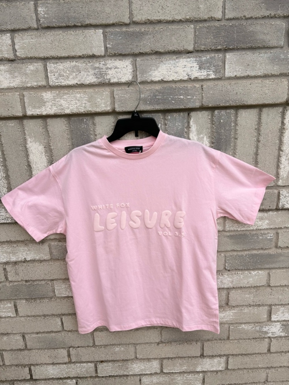 White Fox Boutique Pink Leisure Graphic Tee